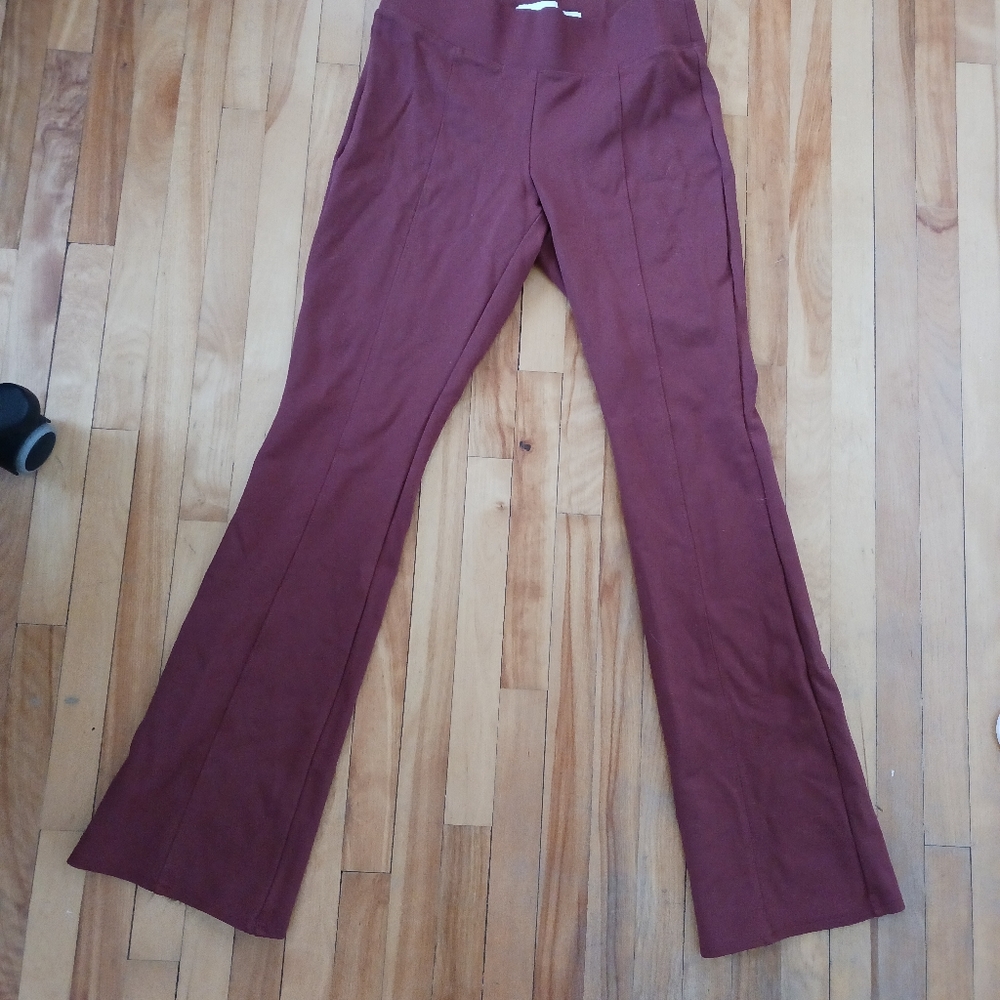 High waist flared pants